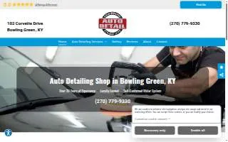 Greenwood Auto Detail website