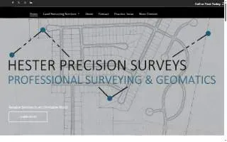 Hester Precision Surveys website
