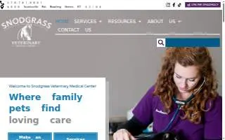 Snodgrass Veterinary Medical Center website
