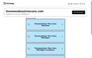 Trees & More LLC website