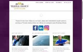 Triple Crown Auto Glass of Bowling Green website