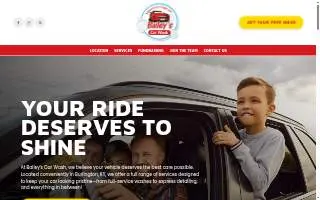 Bailey's Car Wash & Detailing of Burlington website