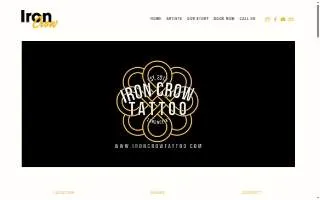 Iron Crow Tattoo Co. of Burlington website