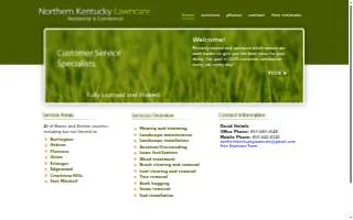 Northern Kentucky Lawncare website