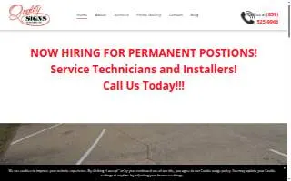 Quality Signs & Service Co, Inc website