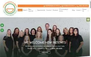 Struckhoff and Britt Orthodontics of Burlington website