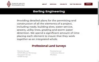 Berling Engineering website