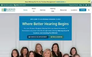 Bluegrass Hearing Clinic of Covington website