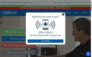 Adam V. Metzler, MD, OrthoCincy of Independence website