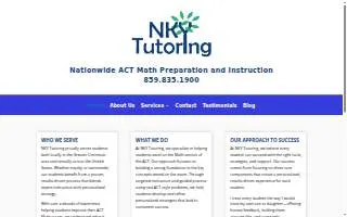 NKY Tutoring of Covington website