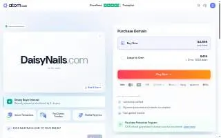 Daisy Nails website