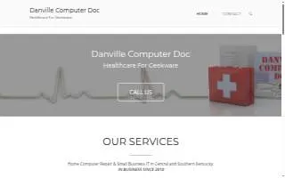 Danville Computer Doc website