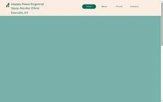 Happy Paws Spay/Neuter Clinic website