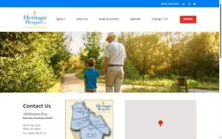 Heritage Hospice, Inc website
