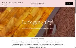 Salted Wellness website