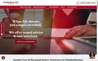 Caleb Bland Law, PLLC website