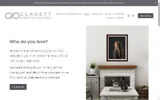Clagett Photography website