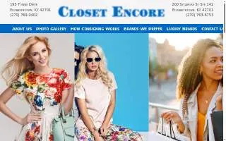 Closet Encore website