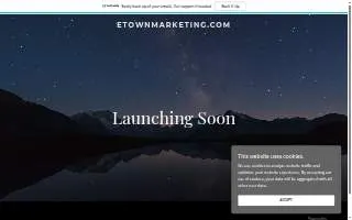E-Town Marketing & Distributing website