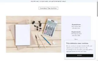 Lovelace Tax Service website
