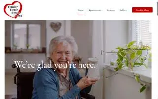 Tender Touch Senior Living website