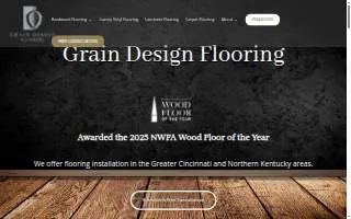 Grain Design Flooring of Erlanger website