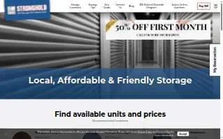 Stronghold Self-Storage - Erlanger website