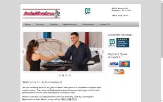 AutoMasters of Florence website