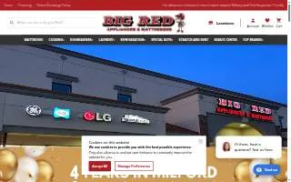 Big Red Appliance and Mattress Florence, Kentucky website