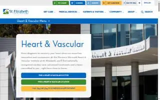 Heart & Vascular - Florence - St. Elizabeth Healthcare website
