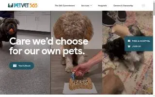 PetVet365 Pet Hospital Florence website