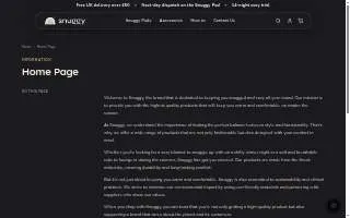 Snuggy's Mattress Express website