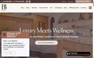 Aesthetic Health & Wellness website