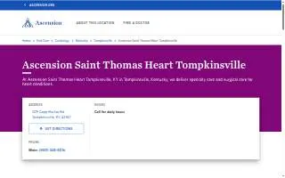 Ascension Saint Thomas Heart Tompkinsville website