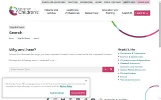 Cincinnati Children's Southgate Primary Care of Fort Thomas website