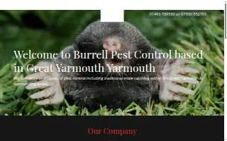 Burrell Pest Control of Frankfort website