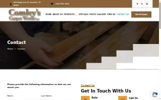 Comley's Carpet Works, Inc. website