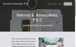 Harrod & Associates PSC website