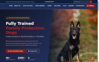 Protection dog sales