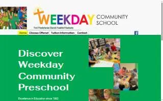 Weekday Community Preschool website