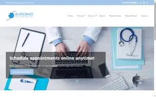 Bluegrass Eye care of Georgetown website