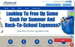 Autotruck Financial Credit Union of Glasgow website