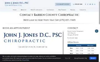 Barren County Chiropractic website