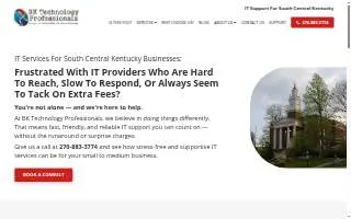 BK Technology Professionals website