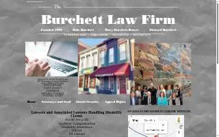 Burchett Law Firm website