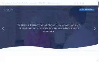 Lockshield Partners Financial Services website