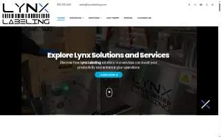 Lynx Labeling website