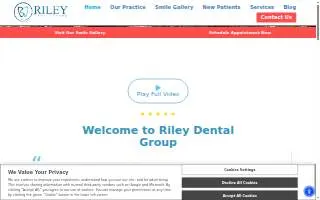Riley Dental Group of Glasgow website