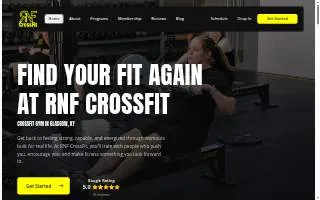 RNFCrossFit website