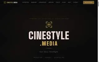 CineStyle Media website